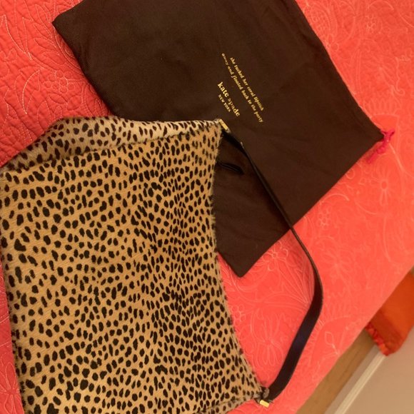 Vintage Kate Spade leopard purse - Picture 1 of 5
